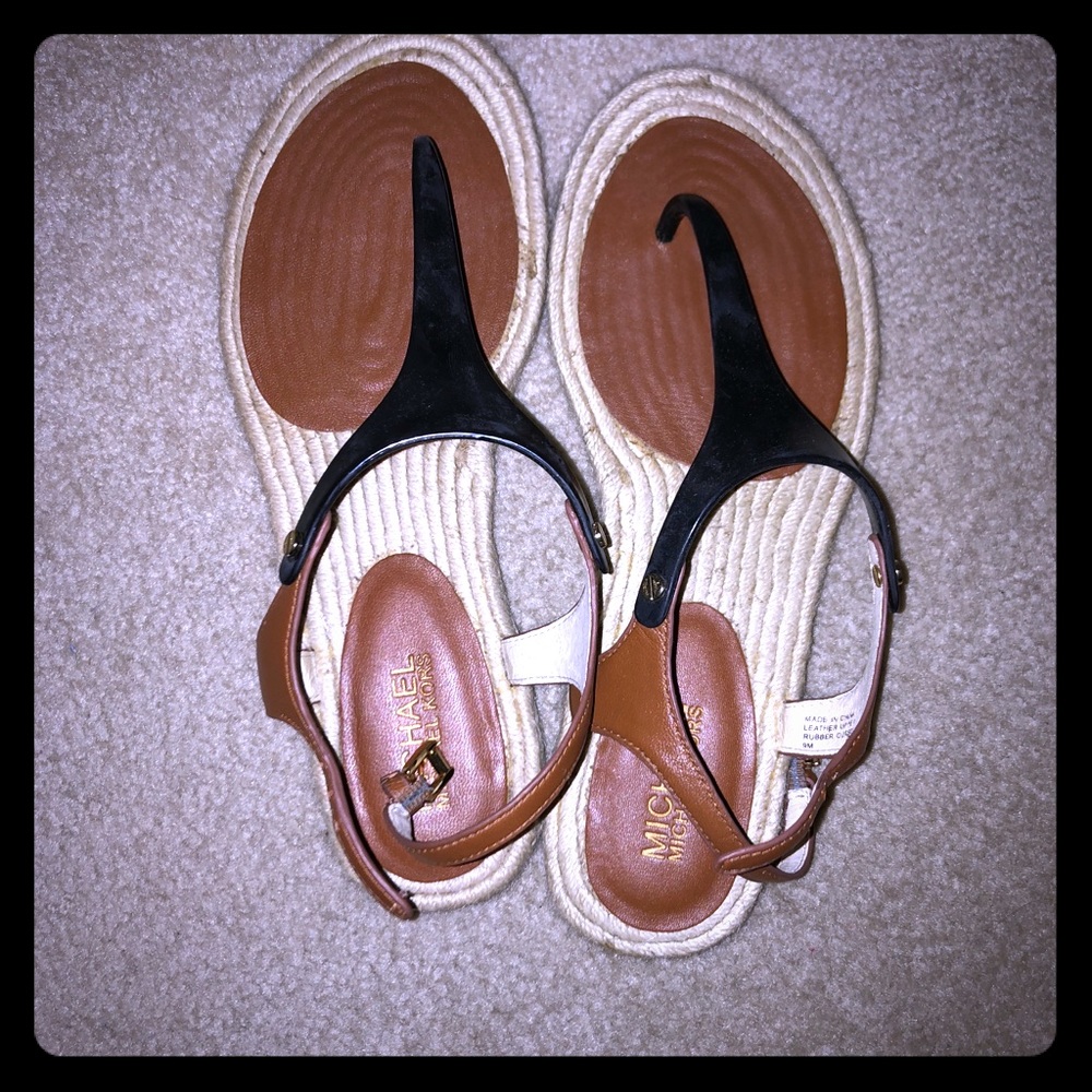 MK sandals — never warn!